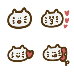 [LINE絵文字] Just a cat writingの画像