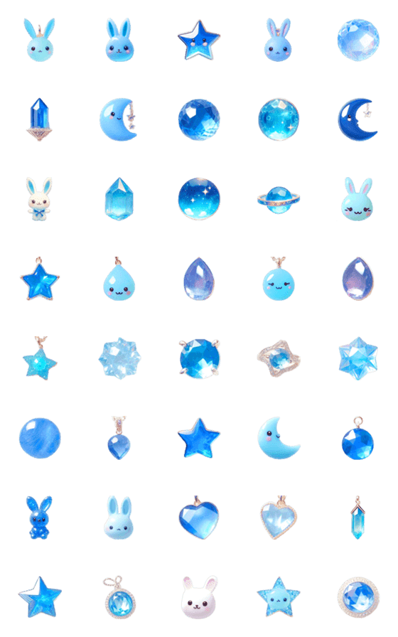 [LINE絵文字]宝石 星空 絵文字3の画像一覧