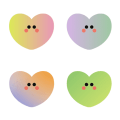 Cute Heart (Gradient)の絵文字メイン画像