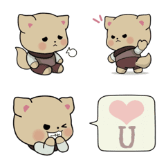 [LINE絵文字] Angry Fox emojiの画像