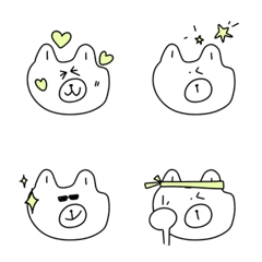 [LINE絵文字] ホワイトベア, シロクマの画像