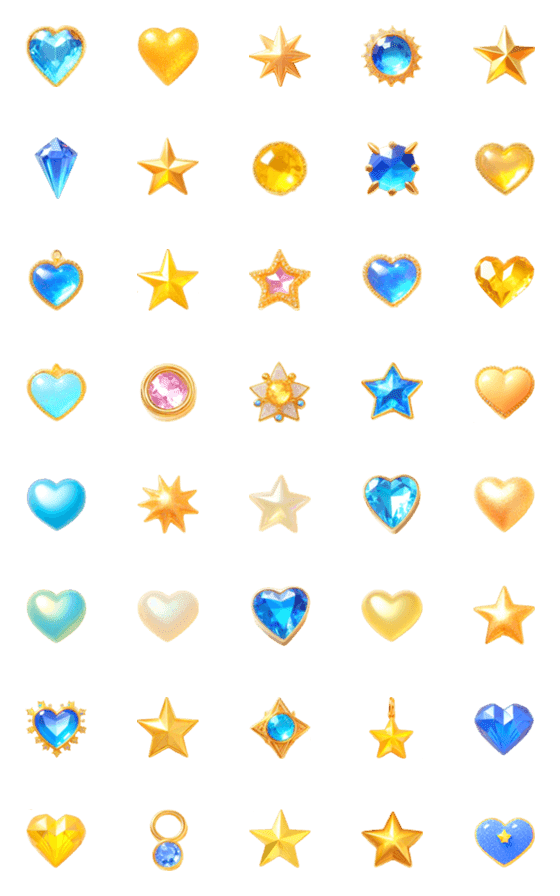 [LINE絵文字]ゴールド デコ 絵文字の画像一覧