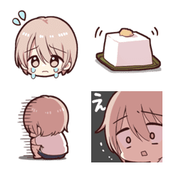 [LINE絵文字] 豆腐メンタルくん絵文字の画像