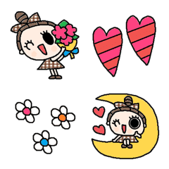 [LINE絵文字] (色んな絵文字セット681大人可愛いシンプルの画像