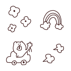 [LINE絵文字] ⚪︎1つあると便利かな？くまさん⚪︎の画像