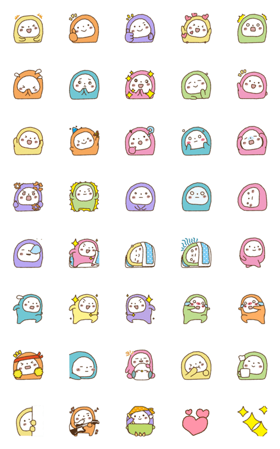 [LINE絵文字]動く！コトコトリ絵文字1の画像一覧