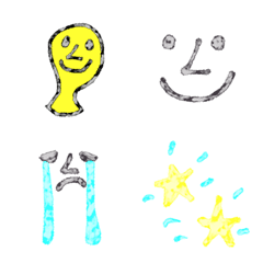 [LINE絵文字] NIJIMIシンプル絵文字の画像