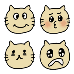 [LINE絵文字] Kitten kaomojiの画像