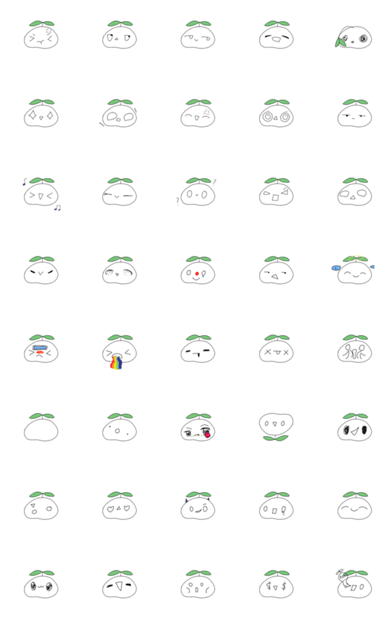 [LINE絵文字]Mochi Liluri-newの画像一覧