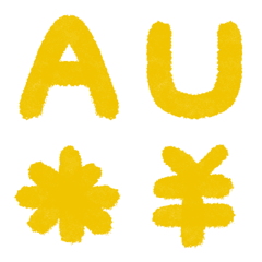 [LINE絵文字] MISS SUNSHINE Letter number symbols2の画像