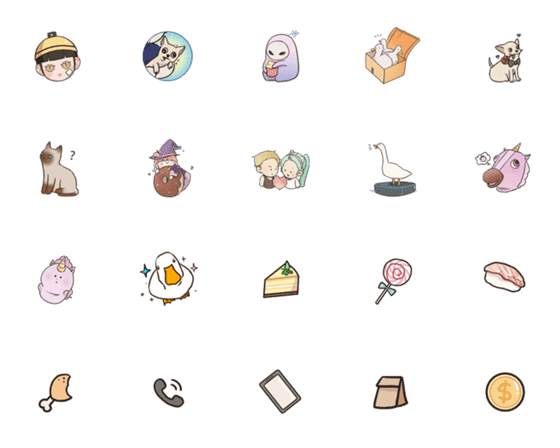 [LINE絵文字]FAMISHEDの画像一覧