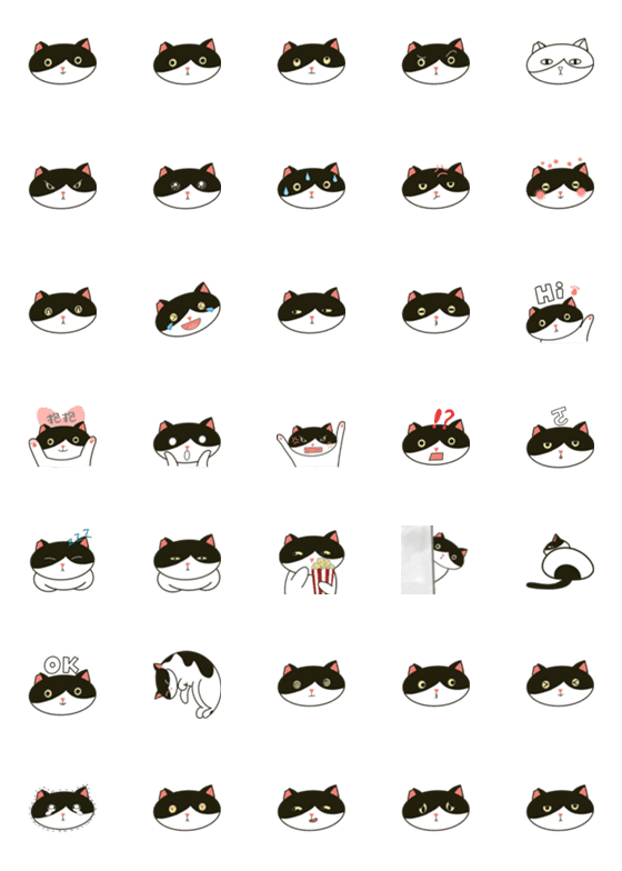 [LINE絵文字]Cat Miaの画像一覧