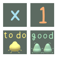 [LINE絵文字] Multifunction/Number/Diary/Memo/decorateの画像
