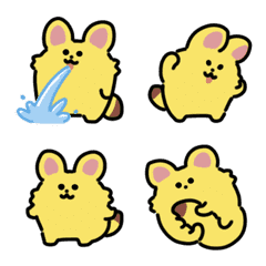[LINE絵文字] みみながフェネックの動く絵文字の画像
