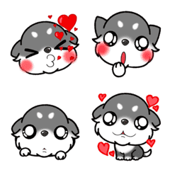 [LINE絵文字] 動く♡わんぱくチワワ絵文字の画像