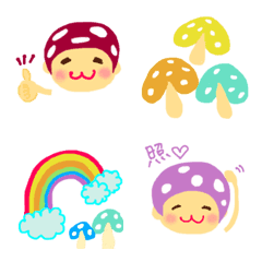 きのこちゃんと色々①の絵文字メイン画像