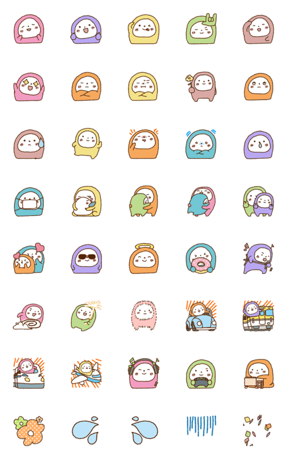 [LINE絵文字]動く！コトコトリ絵文字3の画像一覧