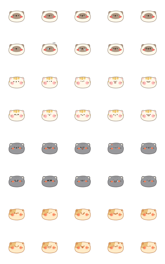 [LINE絵文字]Meow babeの画像一覧