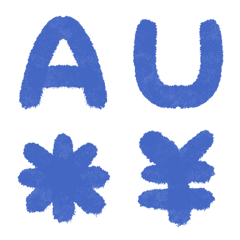 [LINE絵文字] ACID WASH Letter number symbols2の画像