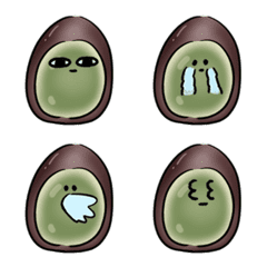 [LINE絵文字] シンプル ピータン 日常会話の画像