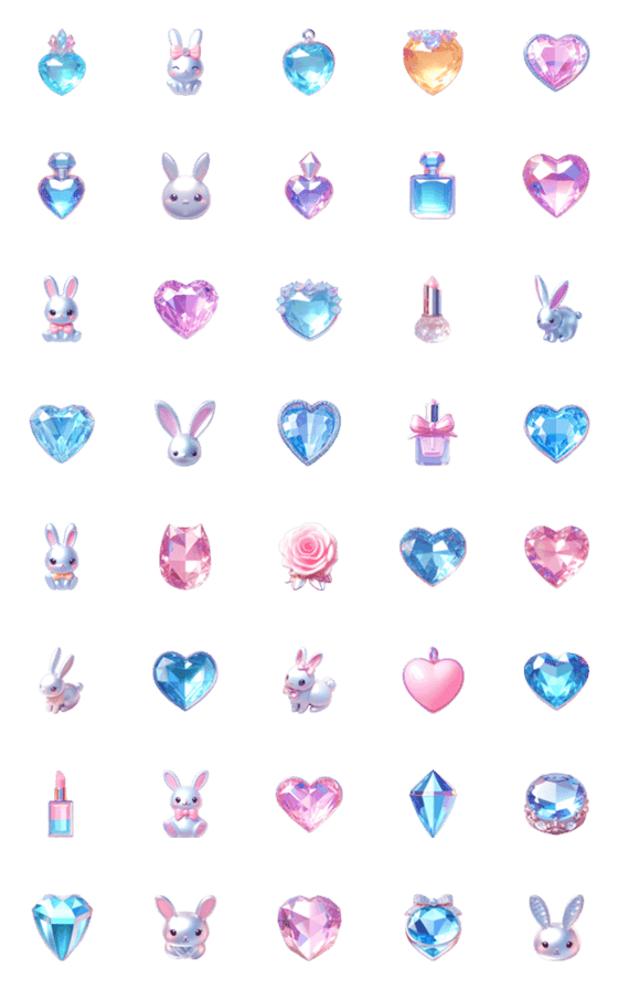 [LINE絵文字]宝石 シルバー 絵文字5の画像一覧