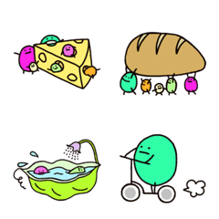 [LINE絵文字] かわいいコロファミリーの画像