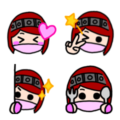 [LINE絵文字] 日常使いに最適！ゆる可愛い忍者パックの画像