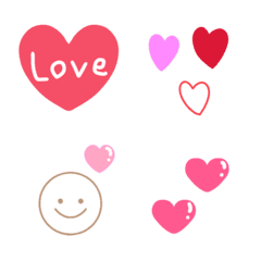 [LINE絵文字] 【ハート♡ミックス】一つあると便利！！の画像