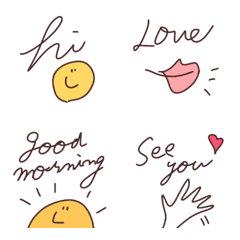[LINE絵文字] ＊＊simple〜emoji＊＊の画像