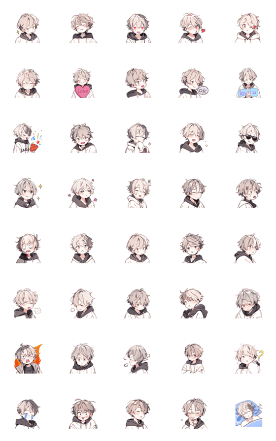 [LINE絵文字]miss you boyの画像一覧