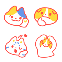 [LINE絵文字] punipunipaws 絵文字の画像