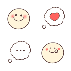 [LINE絵文字] ◾︎ しんぷる かおもじ ◾︎の画像