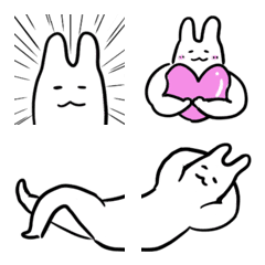 [LINE絵文字] 筋肉うさぎの絵文字の画像