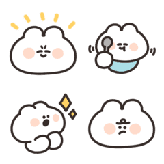 [LINE絵文字] ちびっこうさちゃんの絵文字の画像