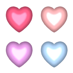 [LINE絵文字] シンプルハート 3の画像